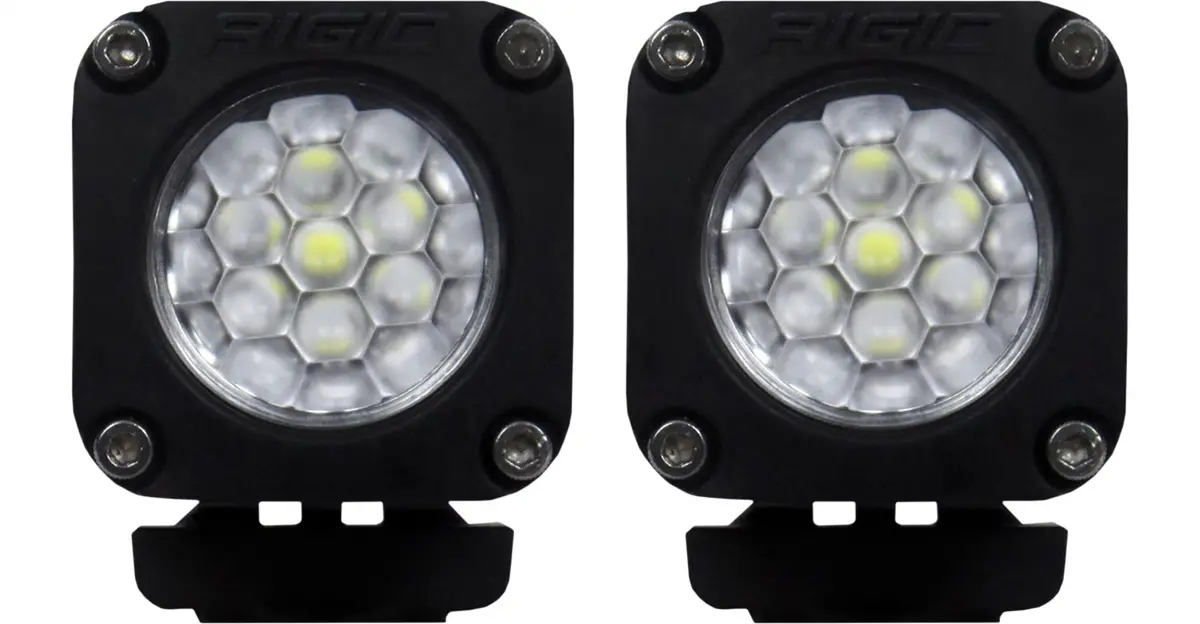 Ignite Back-Up Kit, Diffused Lens, Surface Mount, Black Housing, Pair 1
