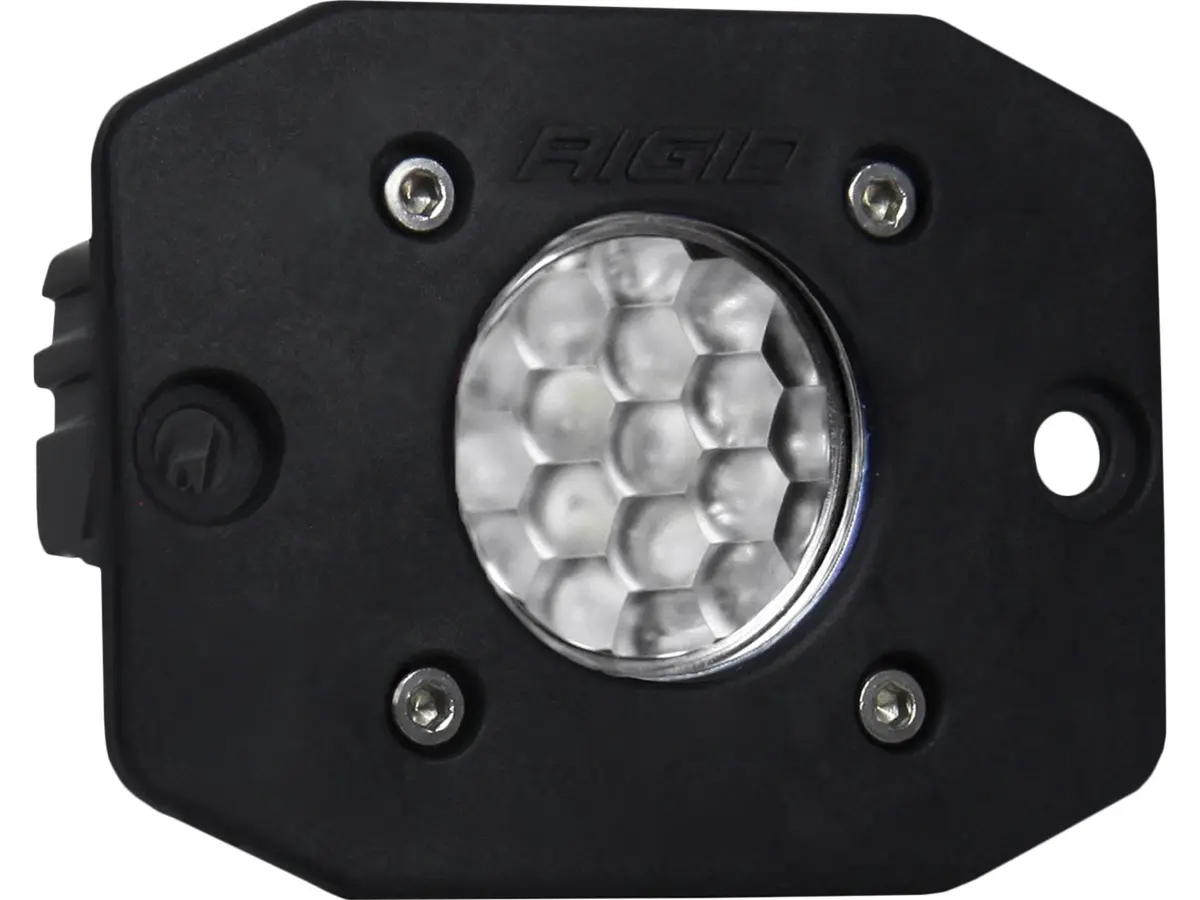 Ignite Led Light, Diffused Lens, Flush Mount, Black Housing, Single 1