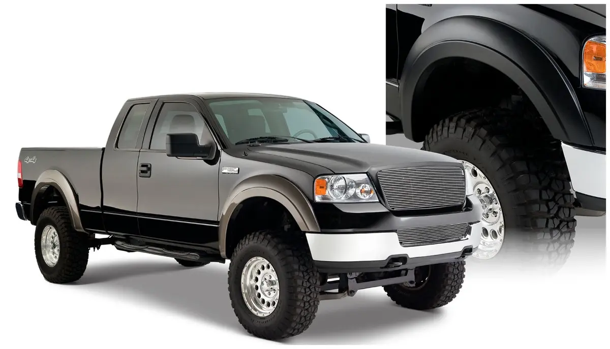 20915-02  -  Extend-A-Fender Flares Black Smooth Finish 4-Piece Set 1