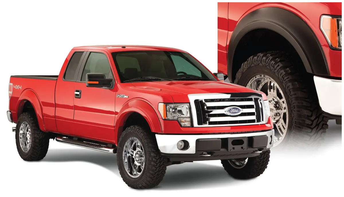 20926-02  -  Extend-A-Fender Flares Black Smooth Finish 4-Piece Set 1