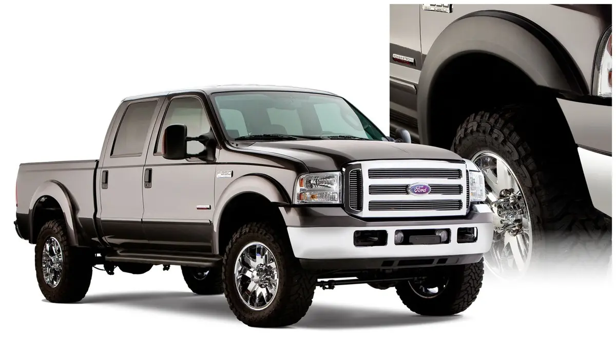20928-02  -  Extend-A-Fender Flares Black Smooth Finish 4-Piece Set 1