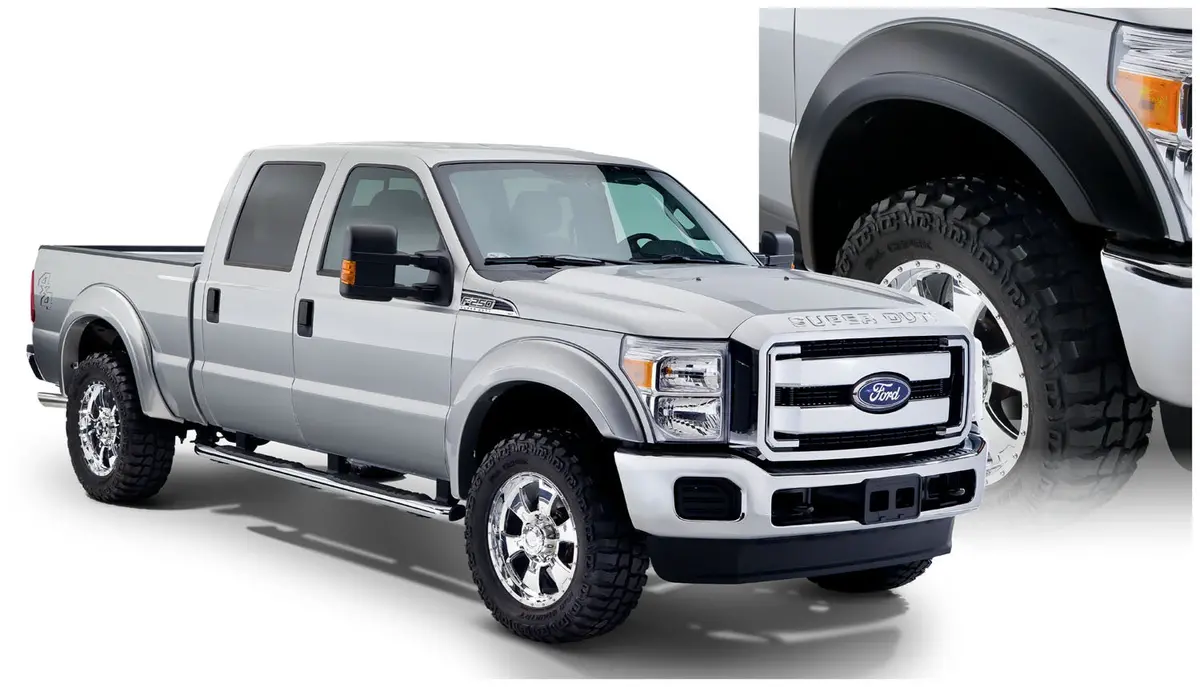 20932-02  -  Extend-A-Fender Flares Black Smooth Finish 4-Piece Set 1