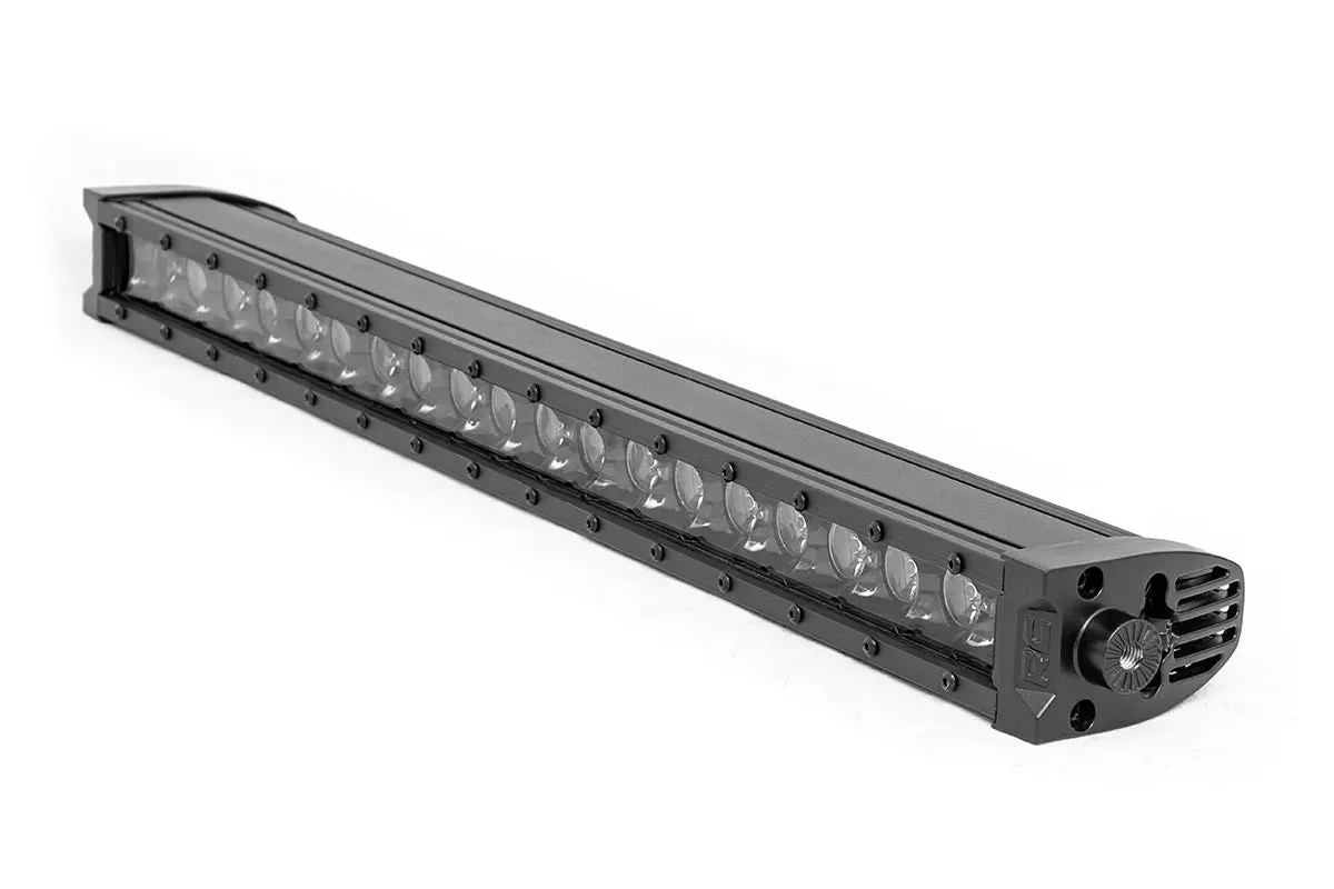 70720Bldrla  -  20 Inch Black Series Led Light Bar - Single Row - Amber Drl 1