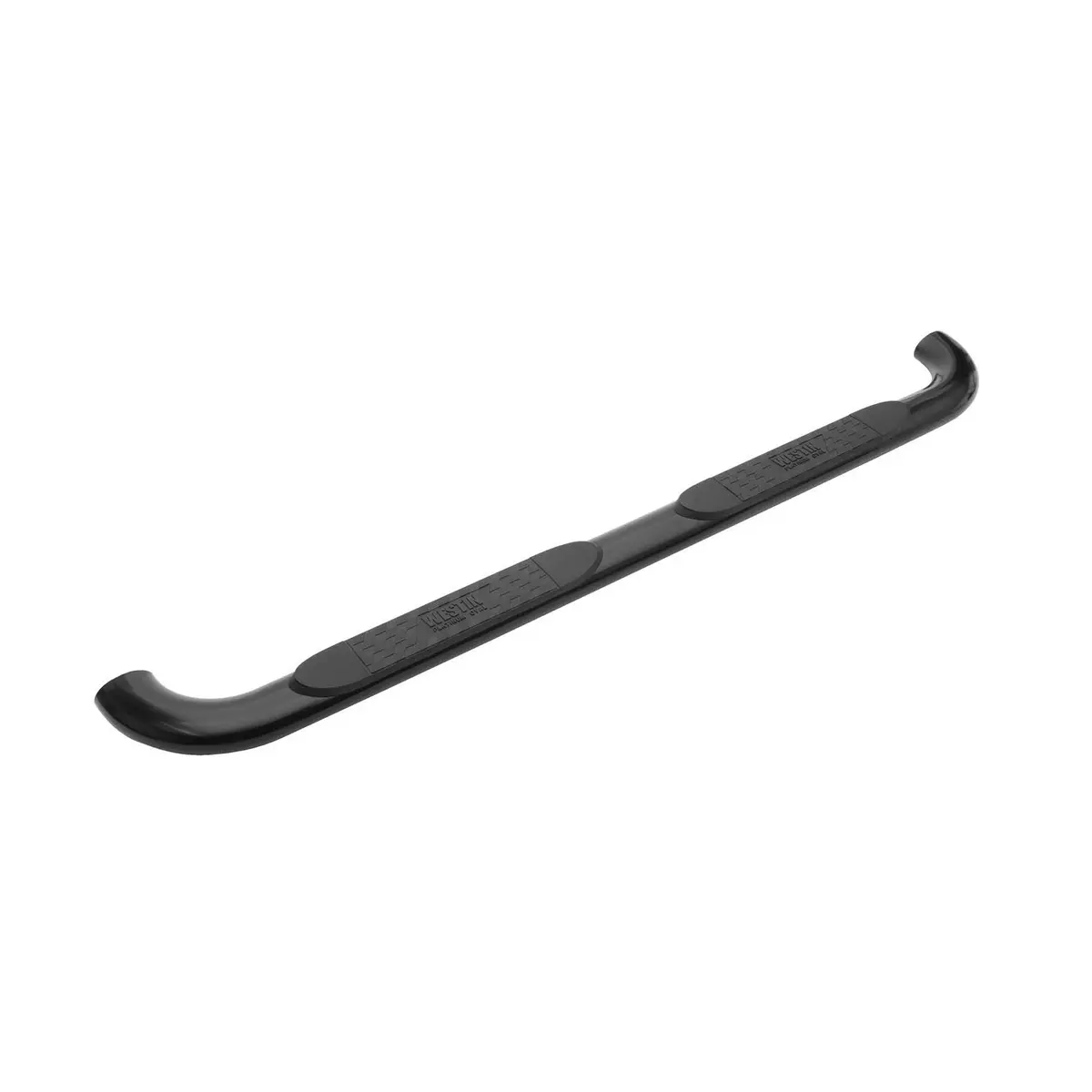 21-1685  -  Platinum 4 Oval Nerf Step Bars; Black; Steel; Mount Kit Included; Body Mount; 1