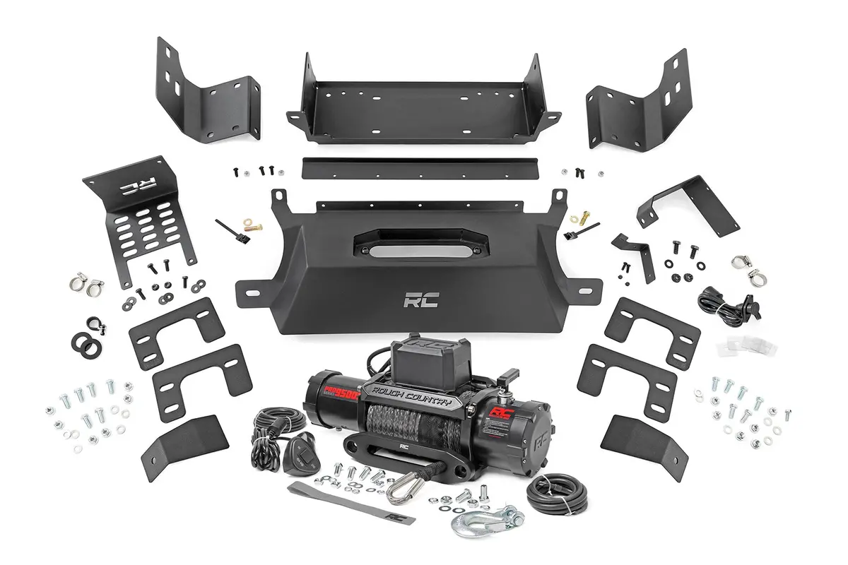 51058  -  Hidden Winch Mount - 9500S - Ford Bronco 4Wd (2021-2025) 1