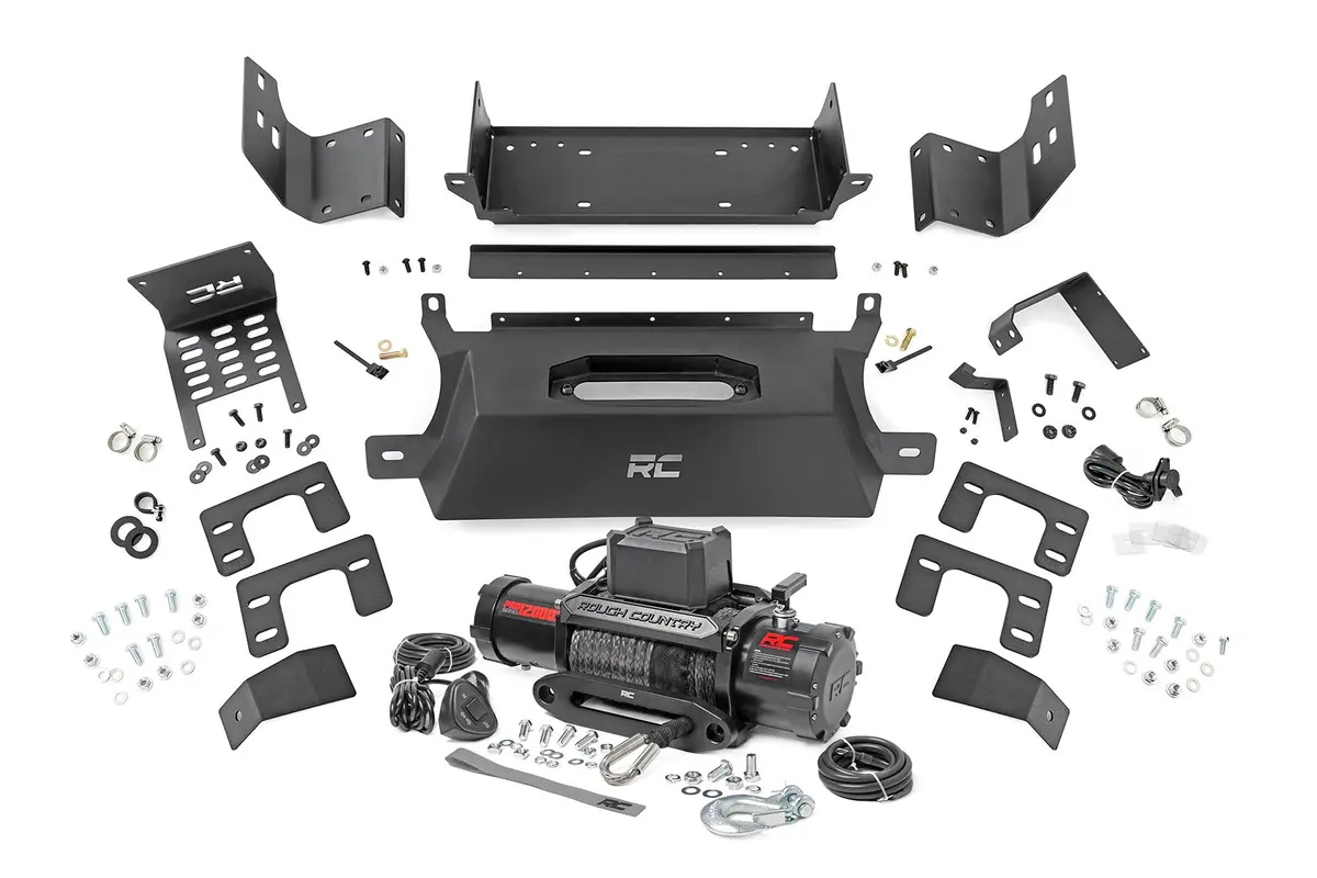 51059  -  Hidden Winch Mount - 12000S - Ford Bronco 4Wd (2021-2025) 1