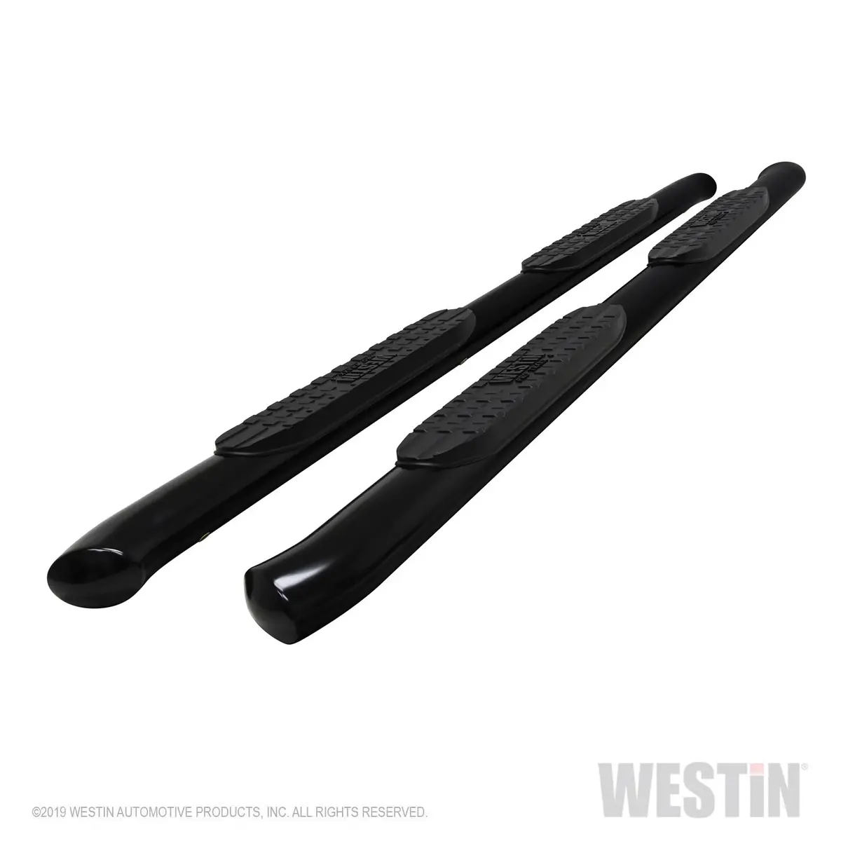 21-24165  -  Pro Traxx 4 Oval Nerf Step Bars; Black; Steel; 1