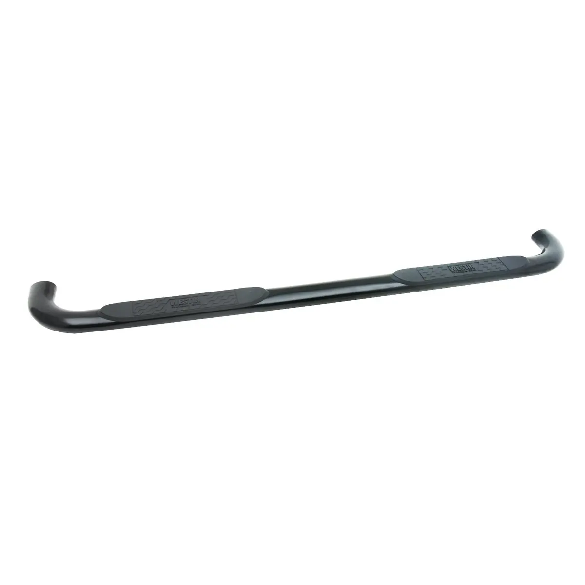 21-3565  -  Platinum 4 Oval Nerf Step Bars; Black; Steel; Mount Kit Included; Rocker Mount; 1