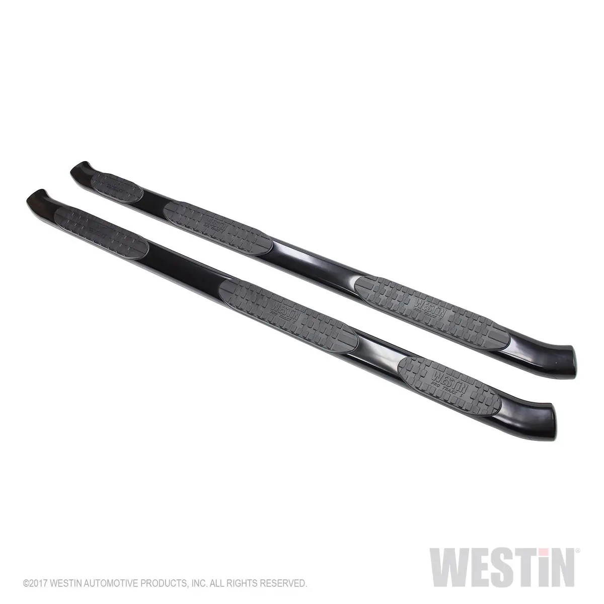 21-534655  -  Pro Traxx 5 Oval Wheel To Wheel Nerf Step Bars; Black; W/Mount Kit; 1
