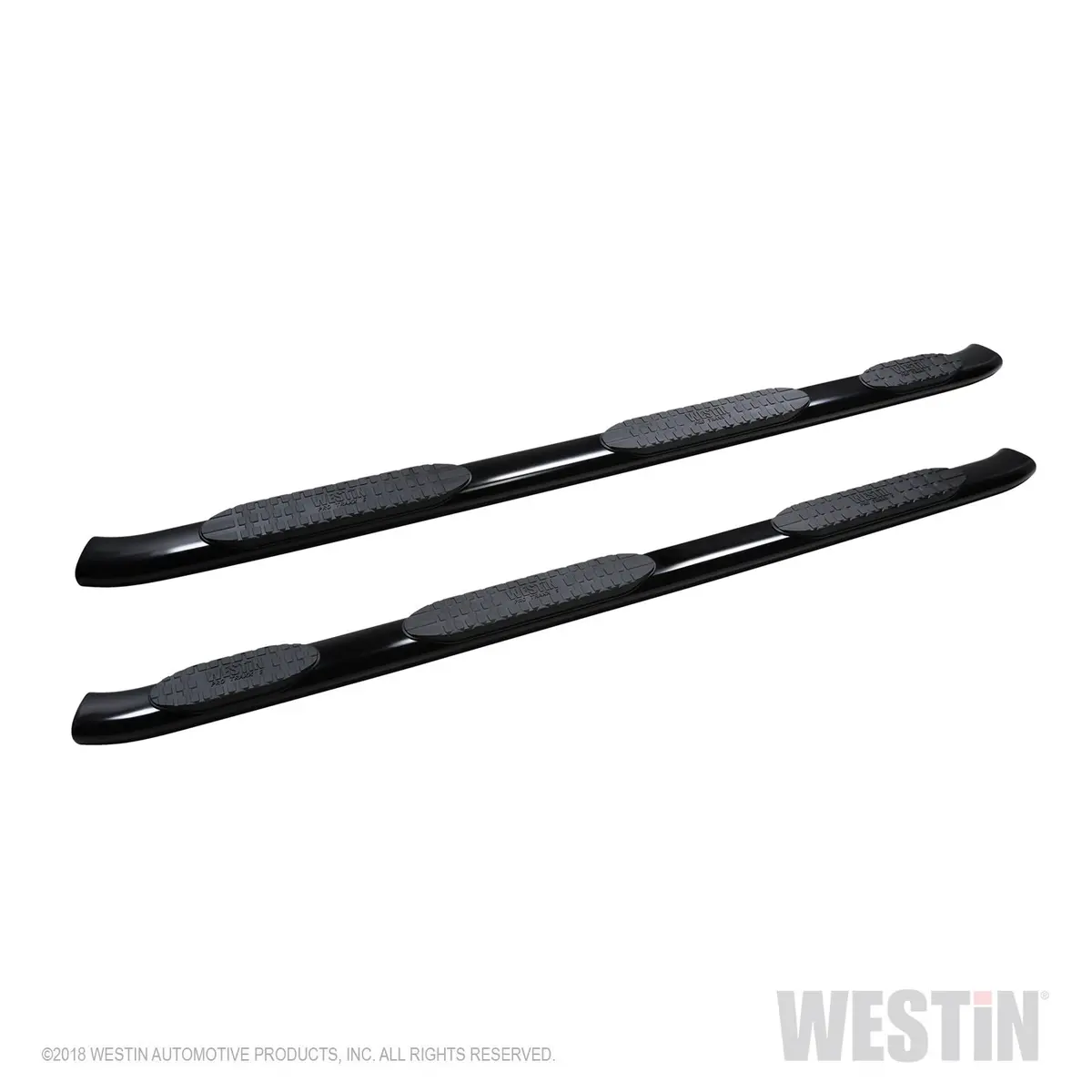 21-534705  -  Pro Traxx 5 Oval Wheel To Wheel Nerf Step Bars; Black; W/Mount Kit; 1