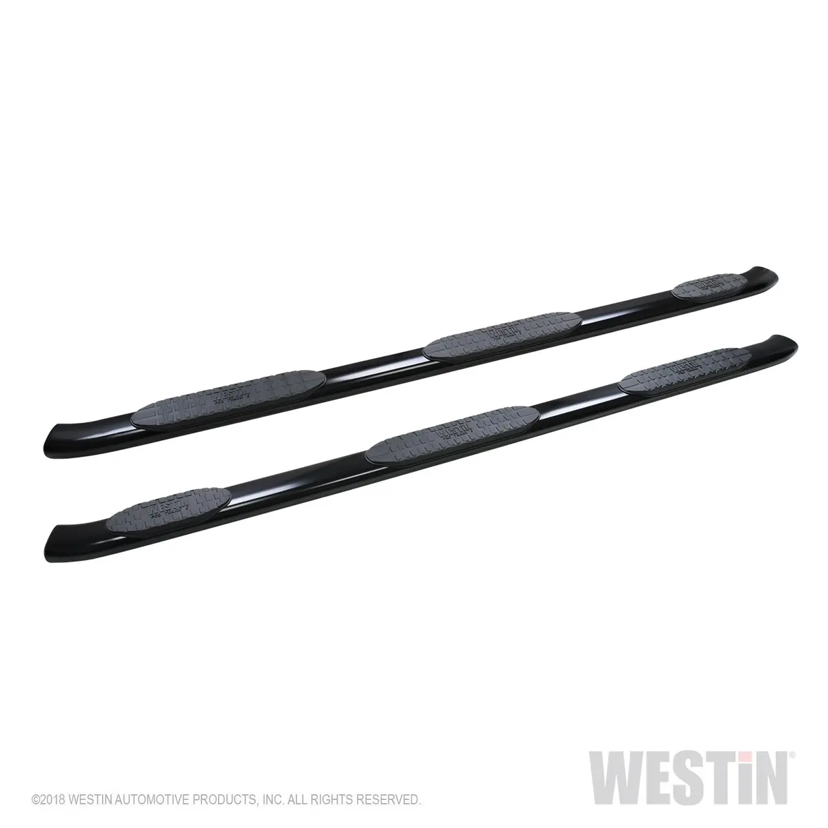 21-534725  -  Pro Traxx 5 Oval Wheel To Wheel Nerf Step Bars; Black; W/Mount Kit; 1