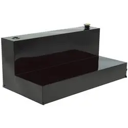 211802S  -  80 Gal Cap L-Shaped 48X31x25 Black Steel W/Lockable Cap 1