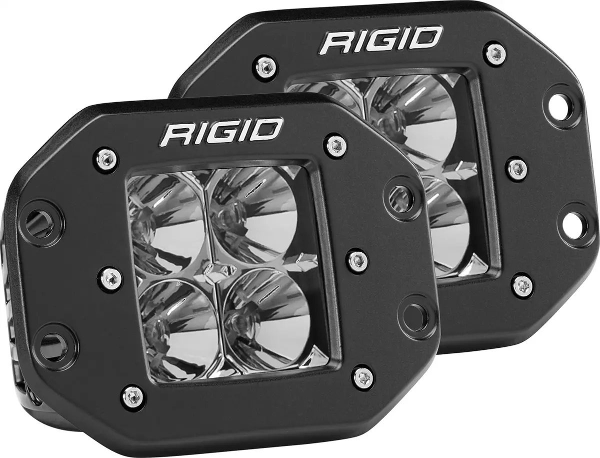 D-Series Pro Led Light, Flood Optic, Flush Mount, Pair 1