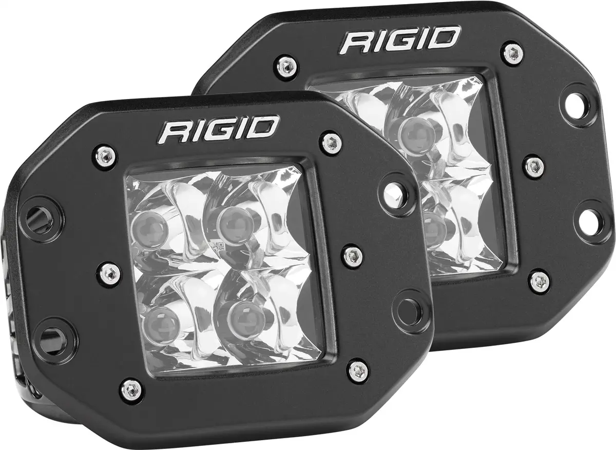 D-Series Pro Led Light, Spot Optic, Flush Mount, Pair 1