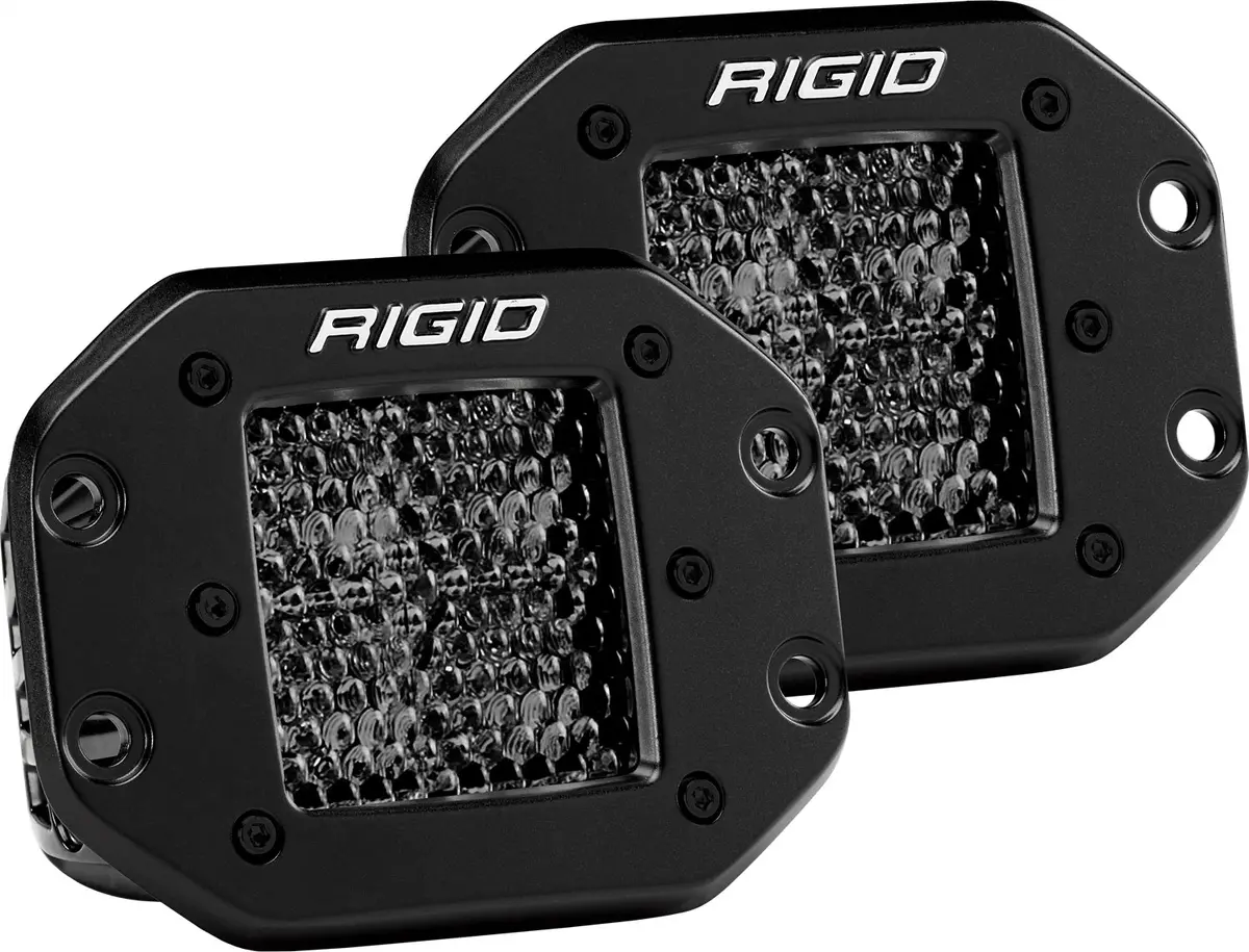 D-Series Pro Midnight Edition, Spot Diffused, Flush Mount, Pair 1