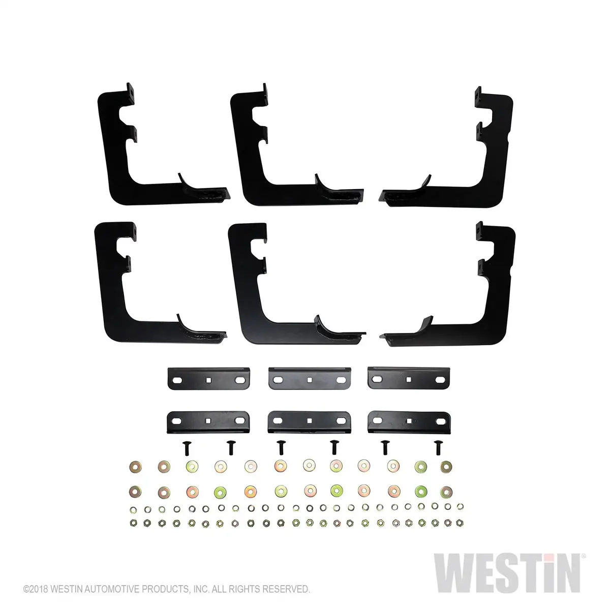 22-2245  -  Premier Oval Nerf Step Bar Mount Kit; For Quad Cab; 1