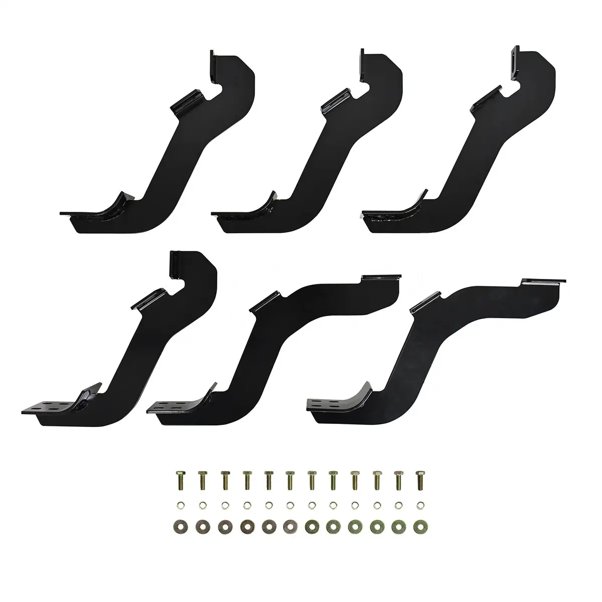 27-2265  -  Running Board Mount Kit; Black Finish; For Super Crew Cab; 1