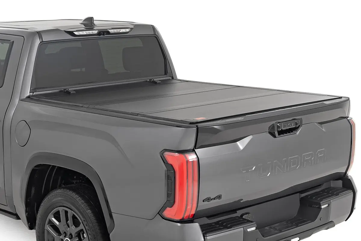 49514551  -  Hard Tri-Fold Flip Up Bed Cover - 5'7" - Toyota Tundra 2Wd/4Wd (2022-2025) 1