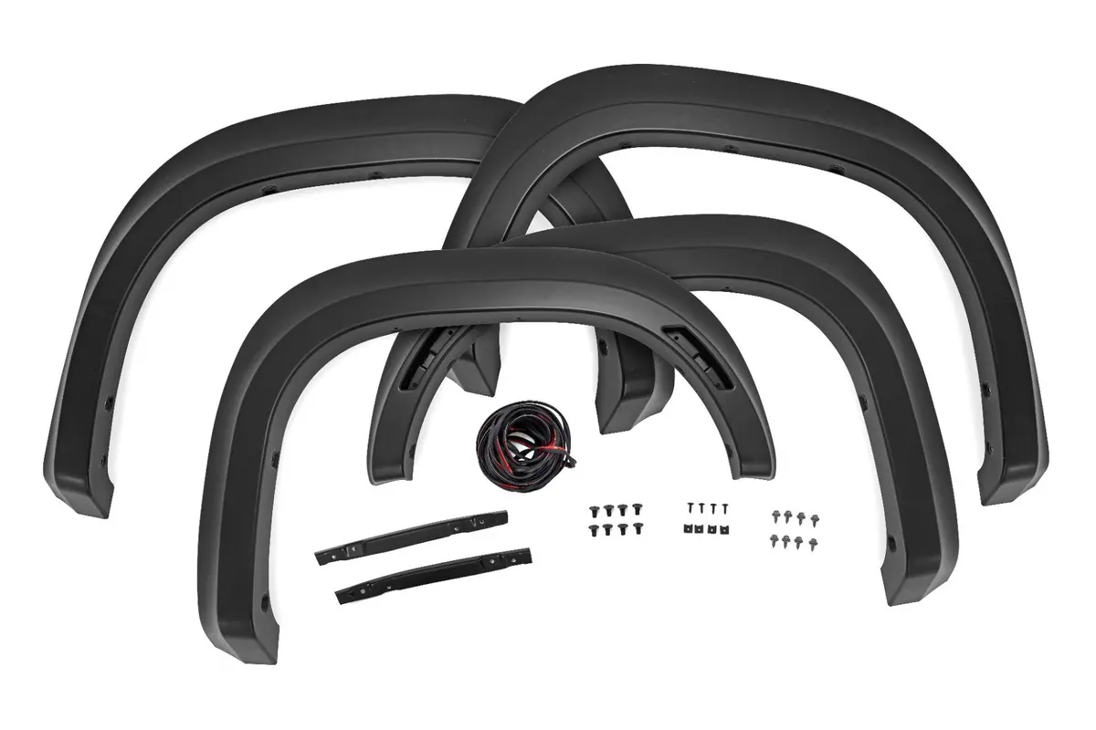 S-N12200-Rcgb  -  Fender Flares - Sport - Nissan Frontier 2Wd/4Wd (2022-2025) 1