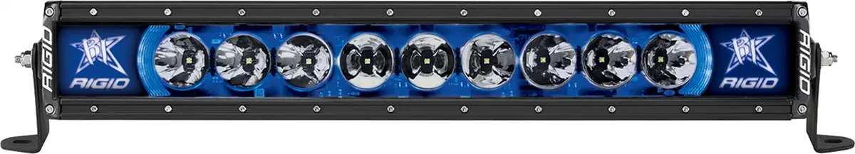 Radiance Plus Led Light Bar, Broad-Spot Optic, 20 Inch With Blue Backlight 1
