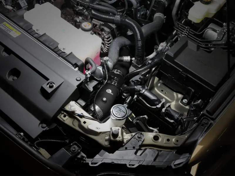 Afe 2024+ Toyota Tacoma Bladerunner 2.5In & 3In Aluminum Hot & Cold Charge Pipe Kit - Black 2