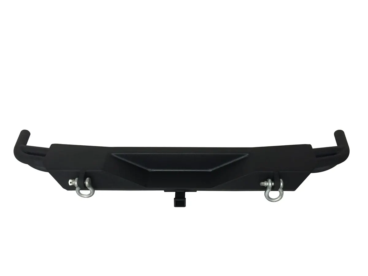 J034t  -  1 Pc Direct-Fit Class Iii Receiver Tube W/D-Ring Mounts Black Steel W/O Tire Car 1