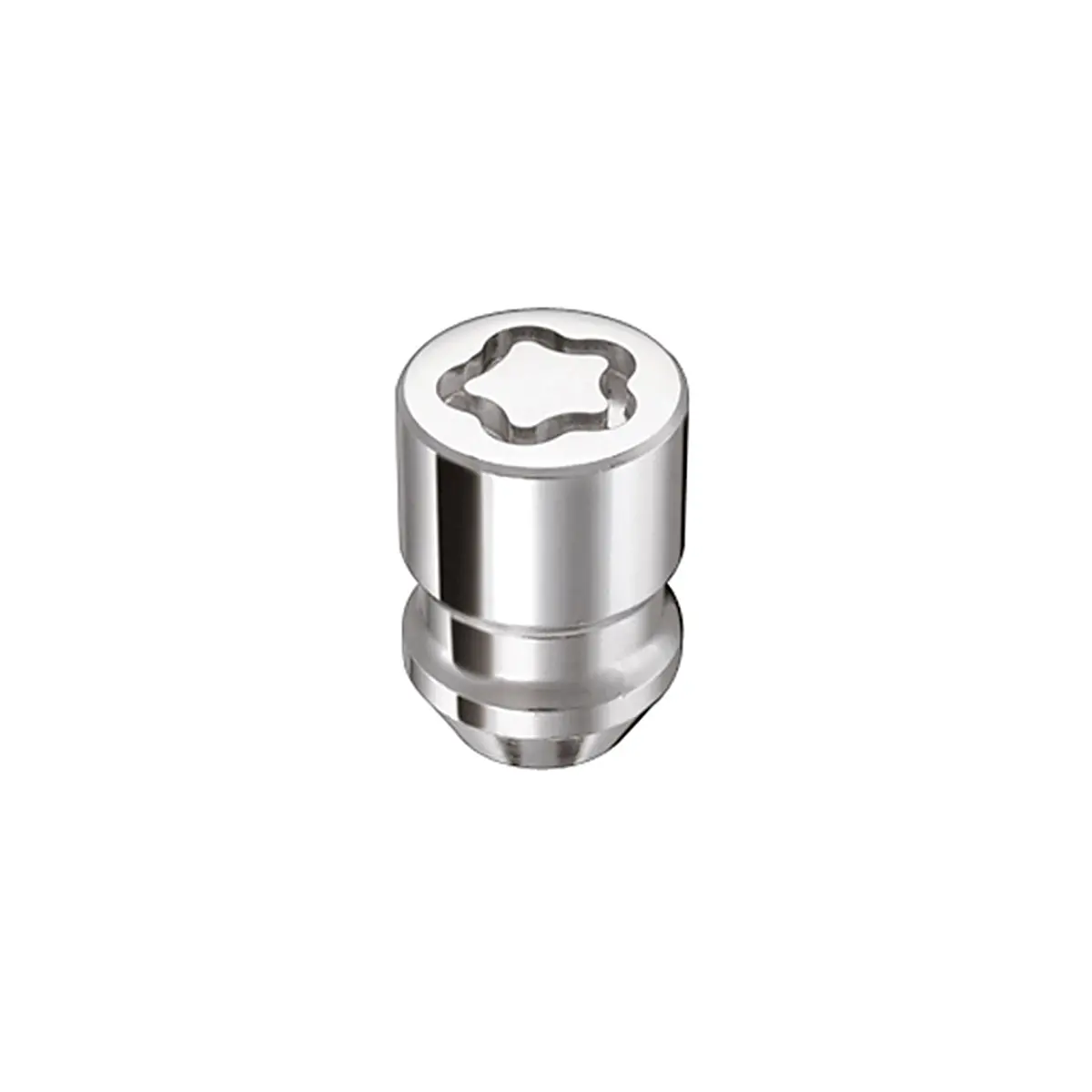 24193  -  Chrome Cone Seat Wheel Lock Set (1/2-20 Thread Size) - Set Of 4 Locks And 1 Key 1