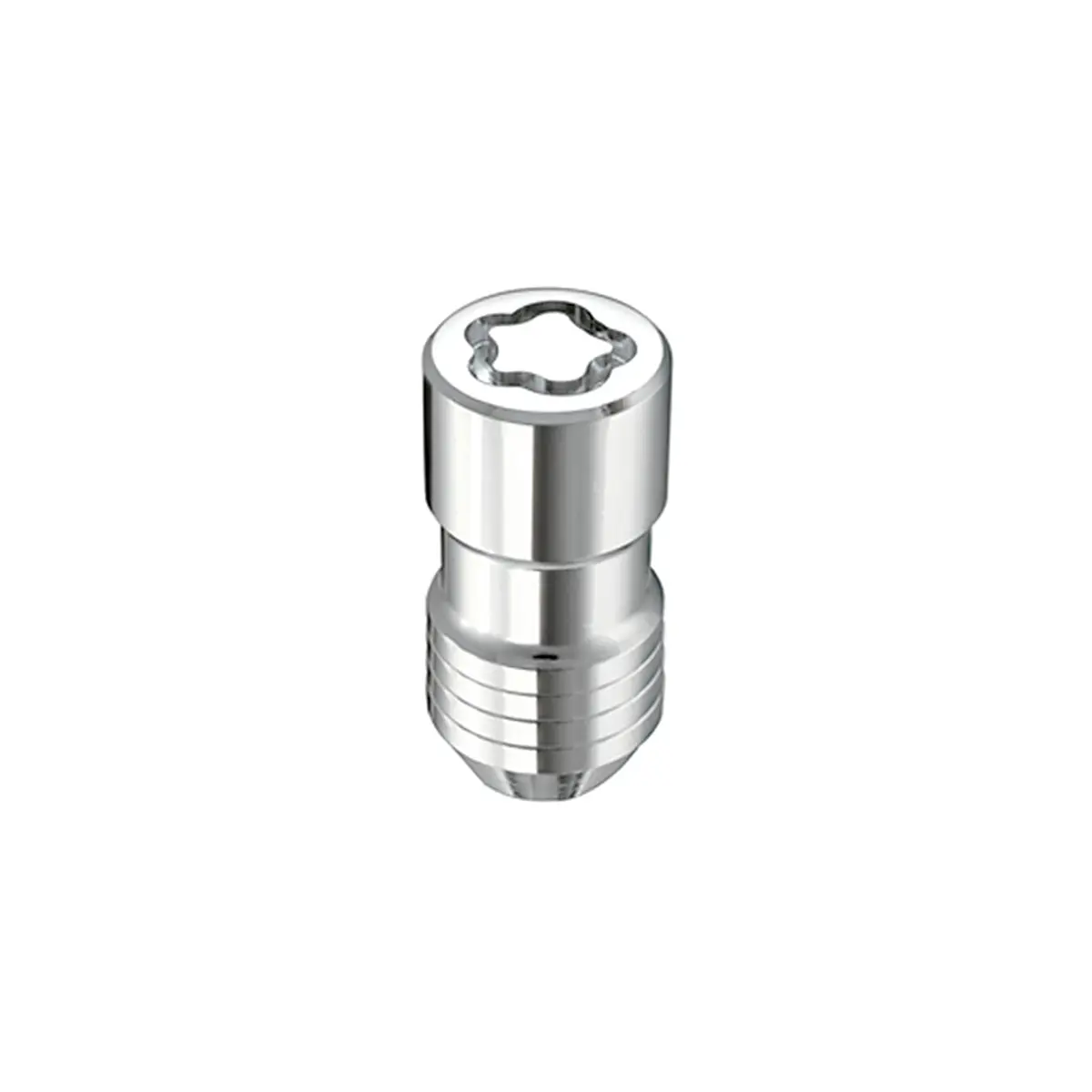 24515  -  Cone Seat Exposed Style Wheel Locks-Chrome-5 Lock Set 1