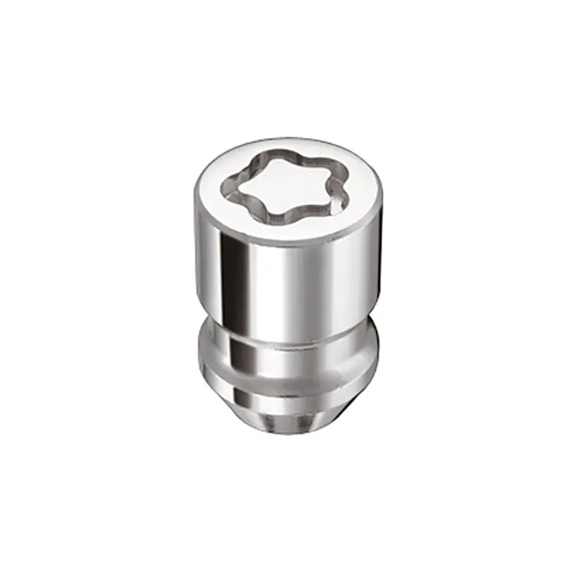 24554  -  Cone Seat Exposed Style Wheel Locks-Chrome-5 Lock Set 1