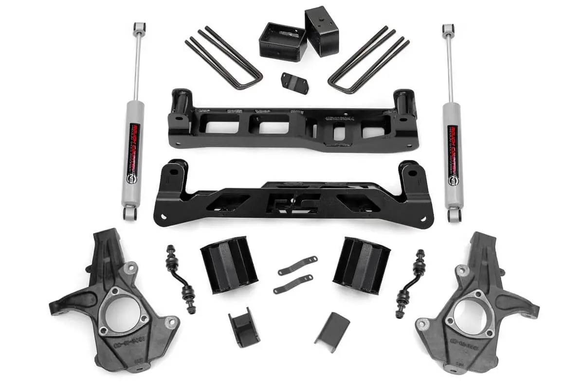 24831  -  5 Inch Lift Kit - Alum/Stamp Steel - Chevy/Gmc 1500 (14-18 & Classic) 1