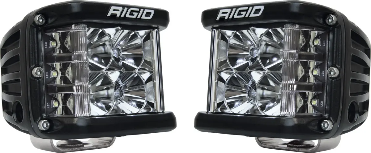 D-Ss Pro Side Shooter, Flood Optic, Surface Mount, Black Housing, Pair 1