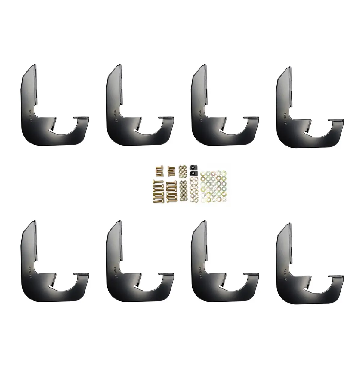 27-1045  -  Running Board Mount Kit; Black Finish; 1