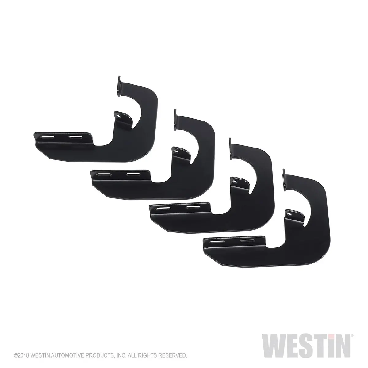 27-1735  -  Running Board Mount Kit; Black Finish; 1