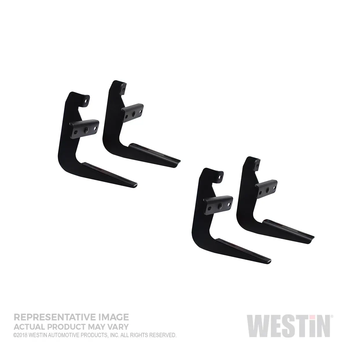 27-2175  -  Running Board Mount Kit; Black Finish; For Super Cab; 1