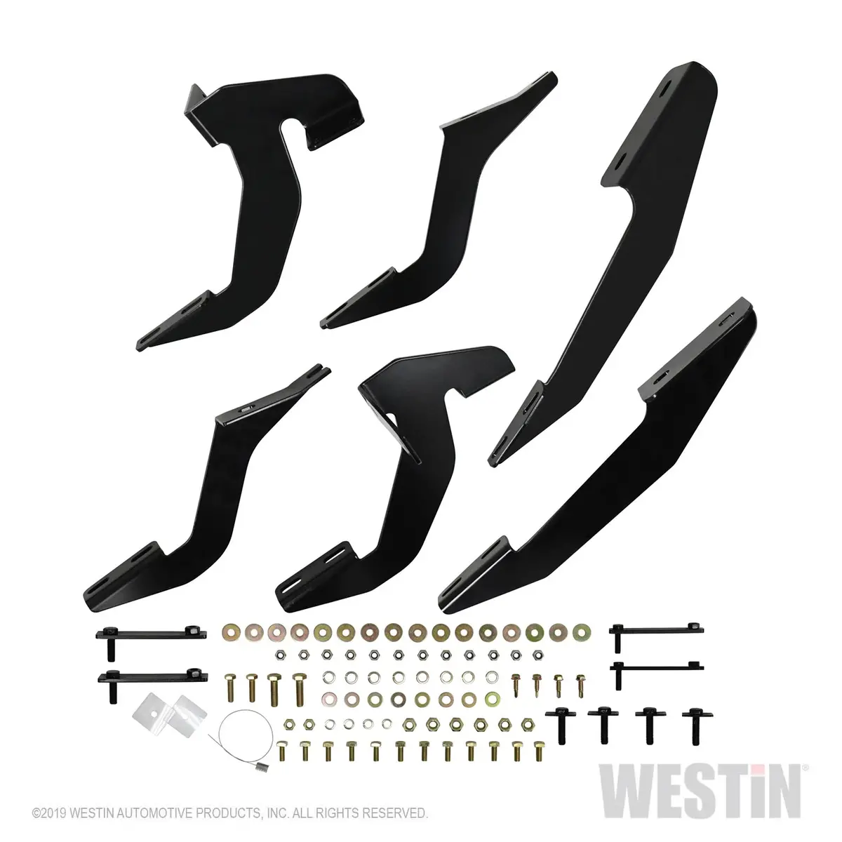 27-2275  -  Running Board Mount Kit; Black; 1
