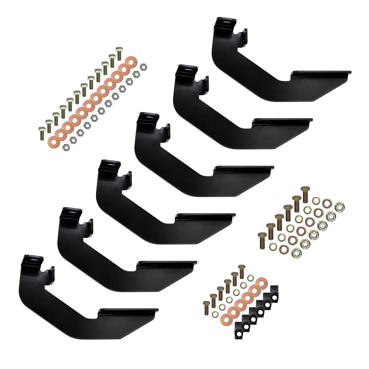 27-2285  -  Running Board Mount Kit; Black Finish; 1