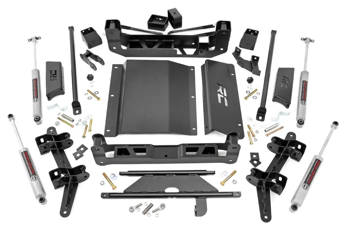 27430 - 4 Inch Lift Kit - Chevy C1500/K1500 Truck & Suv 4Wd (1988-1999) 2