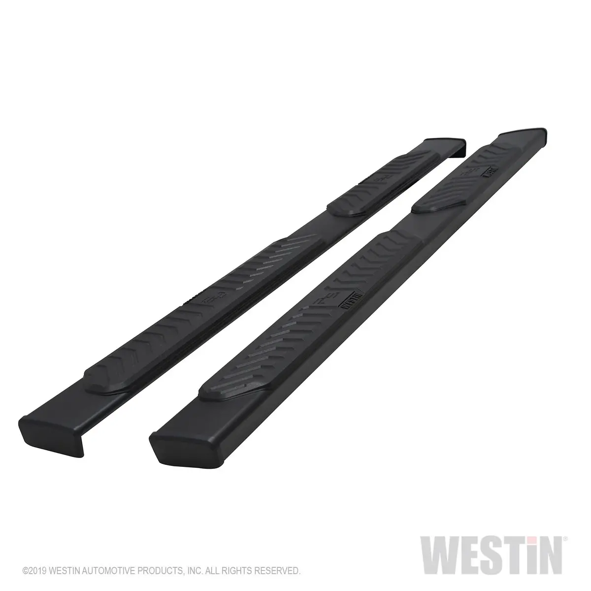 28-51285  -  R5 Nerf Step Bars; 5 In. Black Aluminum; Incl. Hardware; No Drilling Required; 1