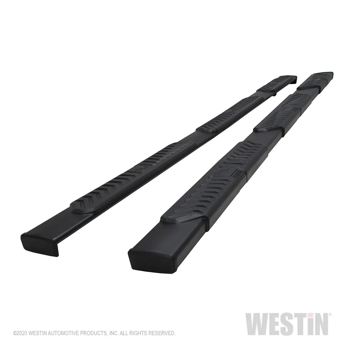 28-534785  -  R5 M-Series Wheel-To-Wheel Nerf Step Bars; Textured Black; Steel; 1