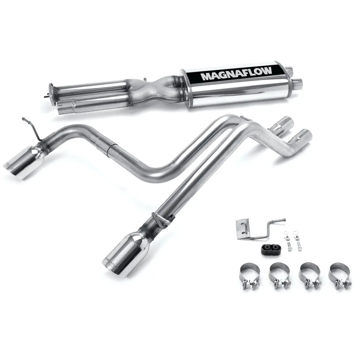 Street Series Stainless Cat-Back System 1