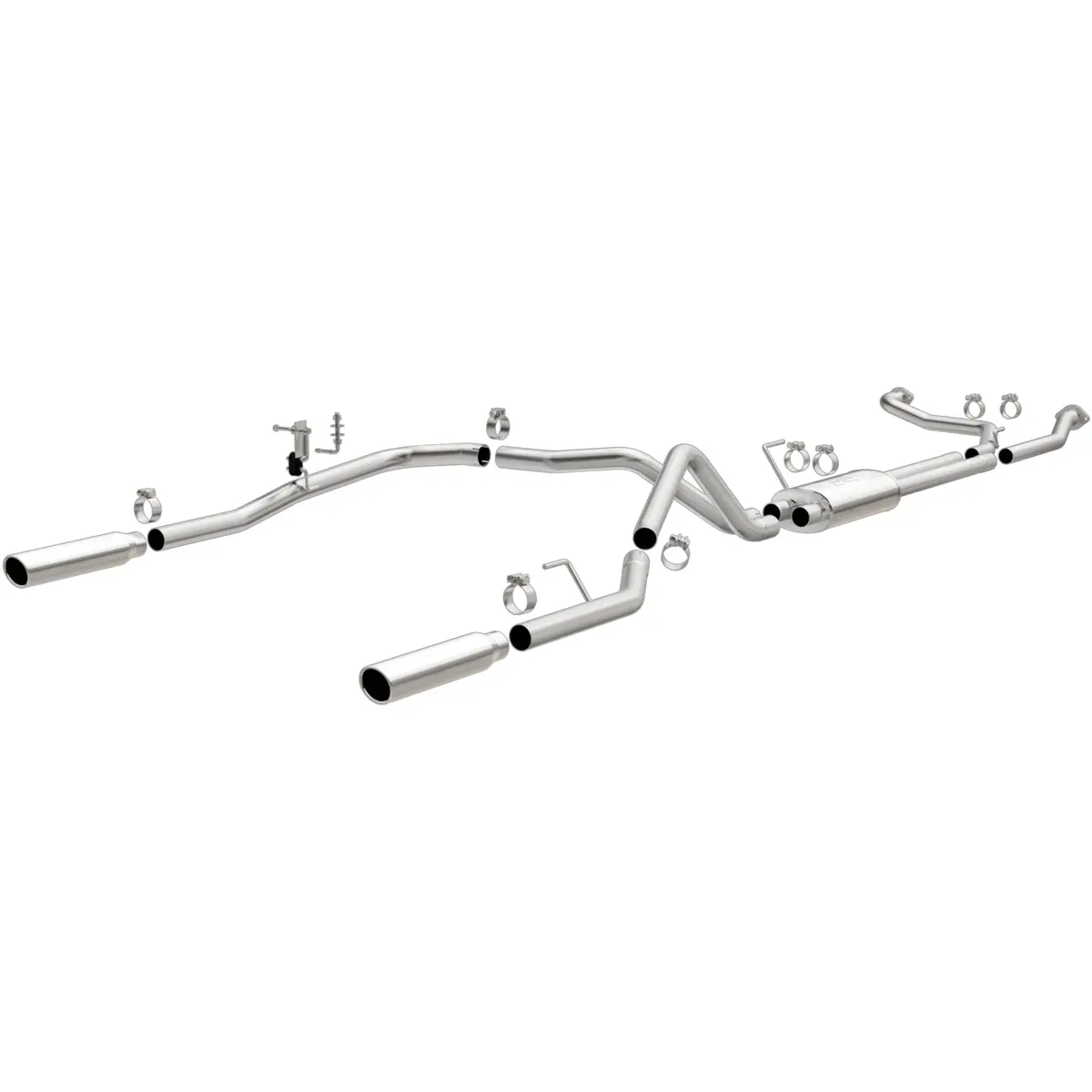 15582  -  Street Series Stainless Cat-Back System 1