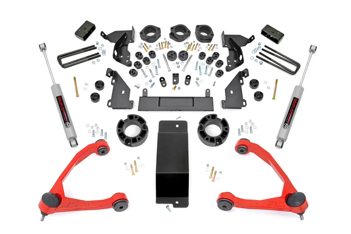 292.20Red - 4.75 Inch Lift Kit - Red Uca - Combo - Chevy/Gmc 1500 (14-15) 1