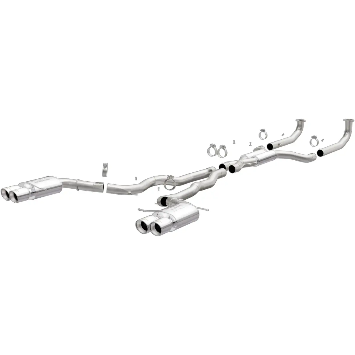 Touring Series Stainless Cat-Back System 1