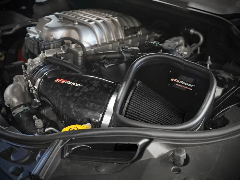 Afe 2021 Dodge Durango Srt Hellcat Track Series Carbon Fiber Cold Air Intake System W/ Pro 5R Filter 2
