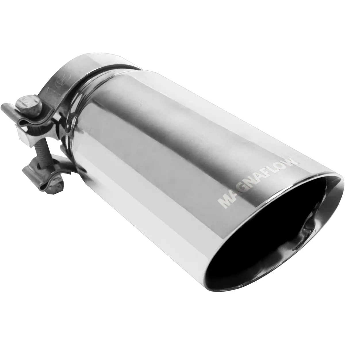 Single Exhaust Tip - 3In. Inlet/3.5In. Outlet 1