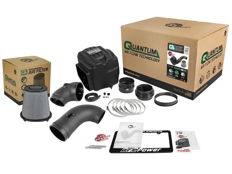 Afe Quantum Pro Dry S Cold Air Intake System 08-10 Gm/Chevy Duramax V8-6.6L Lmm - Dry 2