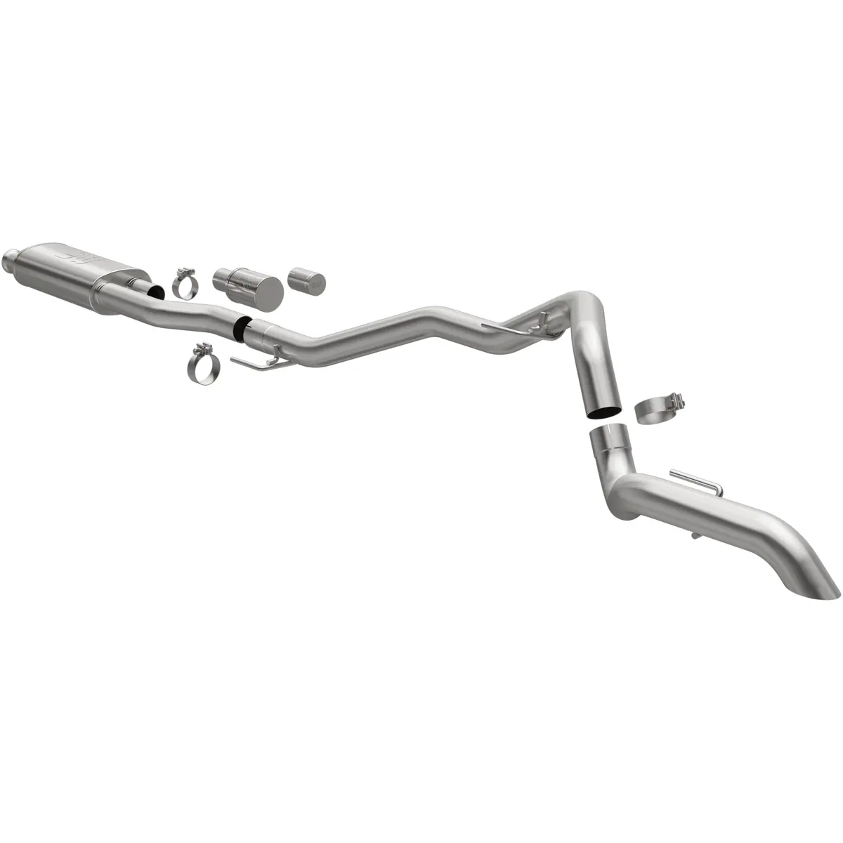 19621  -  Overland Series Stainless Cat-Back System 1