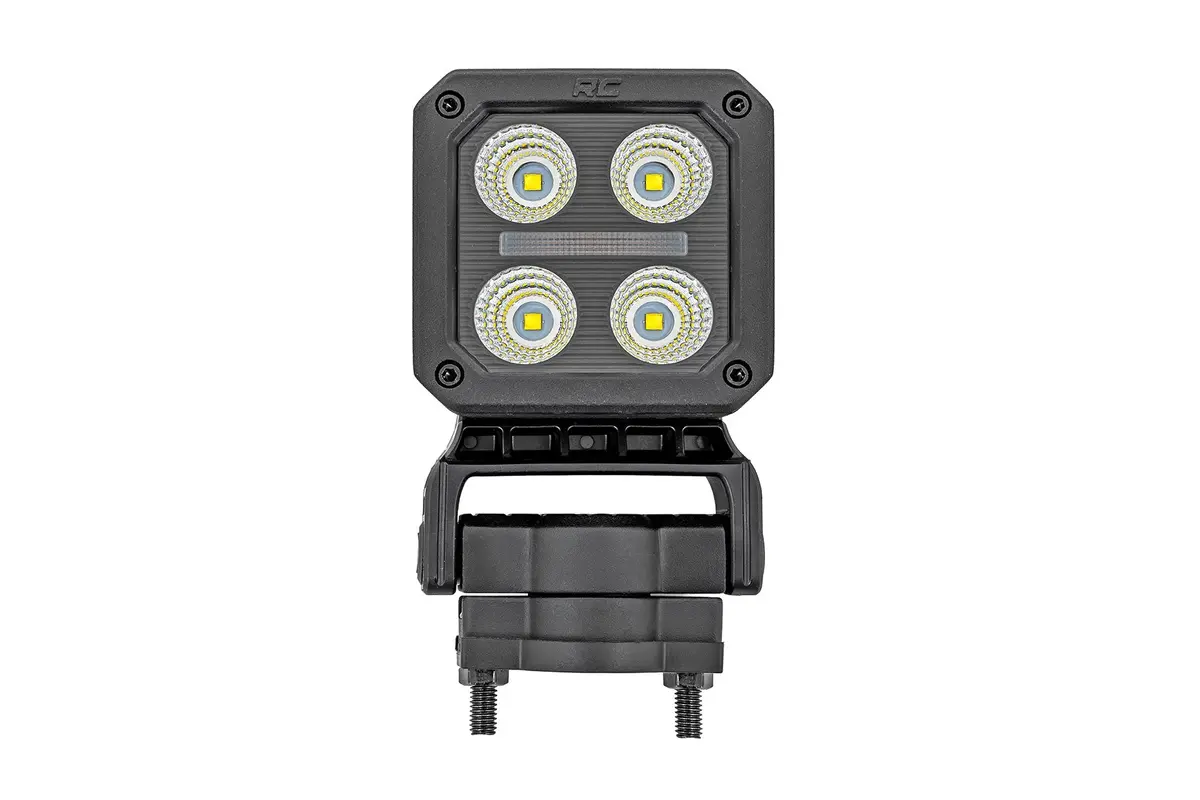 70802 - Black Series Led Light Pair - 2 Inch - Flood - Swivel Mount 2