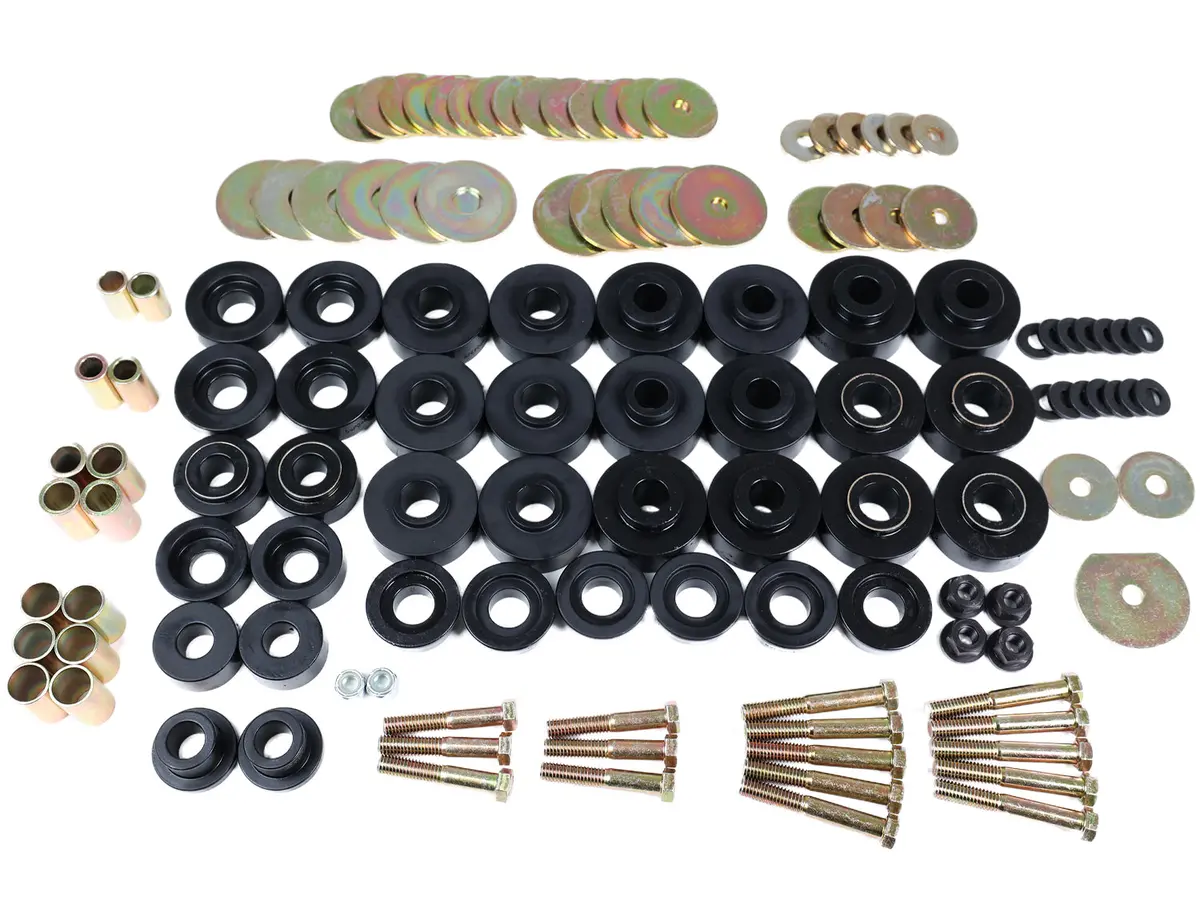 3.4172G  -  Body Mount Set; Incl. Hardware; Black; 1