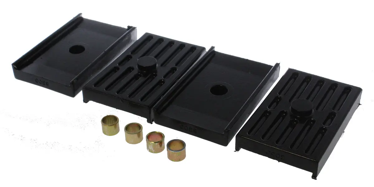 3.6112G  -  Universal Leaf Spring Pad; Black; Rear; Performance Polyurethane; 1